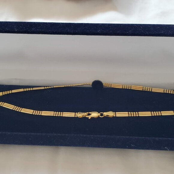 14k gold collarbone necklace - Picture 1 of 2